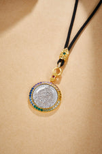 Zennava Yellow Jambhala Pendant Authentic Tibetan Inspired Handcrafted | Sterling Silver | Prosperity & Abundance-Zennava