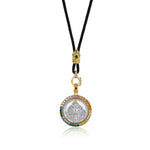 Zennava Yellow Jambhala Pendant Authentic Tibetan Inspired Handcrafted | Sterling Silver | Prosperity & Abundance-Zennava