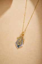 Zennava Manjushri Sword Pendant Authentic Tibetan Inspired Handcrafted | Sterling Silver & Gold Plated | Wisdom & Clarity-Zennava