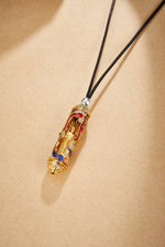 Zennava Ksitigarbha Bodhisattva Pendant Authentic Tibetan Inspired Handcrafted | Sterling Silver & Gold Plated | Wisdom & Compassion-Zennava