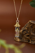 Zennava Medicine Buddha Pendant Authentic Tibetan Inspired Handcrafted | Sterling Silver & Gold Plated | Healing & Health-Zennava