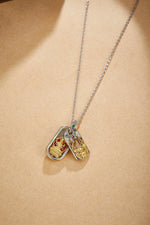 Zennava Manjushri Pendant Authentic Tibetan Inspired Handcrafted | Sterling Silver & Gold Plated | Wisdom & Compassion-Zennava