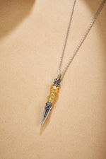 Zennava Phurba Pendant Authentic Tibetan Inspired Handcrafted | Sterling Silver & Gold Plated | Blessings & Protection-Zennava