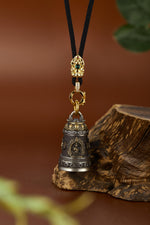 Zennava Vajrabhairava Bell Pendant Authentic Tibetan Inspired Handcrafted | Copper | Blessings & Protection-Zennava