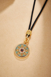 Zennava Auspicious Eight Treasures Pendant Authentic Tibetan Inspired Handcrafted | Sterling Silver | Auspiciousness & Prosperity-Zennava