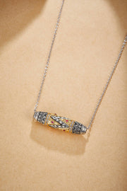 Zennava Tiger Fang Pendant Authentic Tibetan Inspired Handcrafted | Sterling Silver & Gold Plated | Courage & Strength-Zennava