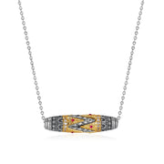 Zennava Tiger Fang Pendant Authentic Tibetan Inspired Handcrafted | Sterling Silver & Gold Plated | Courage & Strength-Zennava