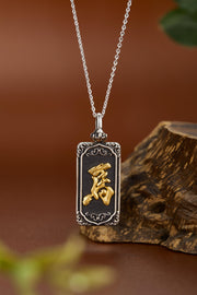Zennava Chinese Zodiac Horse Pendant Authentic Tibetan Inspired Handcrafted | Sterling Silver | Strength & Spirit-Zennava
