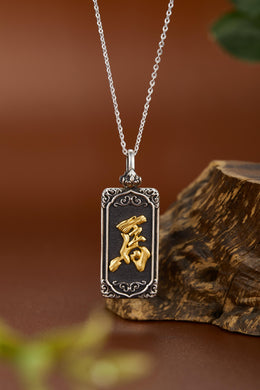 Zennava Chinese Zodiac Horse Pendant Authentic Tibetan Inspired Handcrafted | Sterling Silver | Strength & Spirit-Zennava