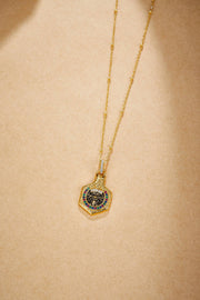 Zennava Zakiram Pendant Authentic Tibetan Inspired Handcrafted | Sterling Silver & Gold Plated | Blessings & Protection-Zennava