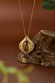 Zennava Thousand-Armed Avalokiteshvara Pendant Authentic Tibetan Inspired Handcrafted | Sterling Silver & Gold Plated | Mercy & Protection-Zennava