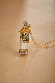 Zennava Medicine Buddha Pendant Authentic Tibetan Inspired Handcrafted | Sterling Silver & Gold Plated | Healing & Health-Zennava
