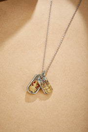 Zennava Manjushri Pendant Authentic Tibetan Inspired Handcrafted | Sterling Silver & Gold Plated | Wisdom & Compassion-Zennava