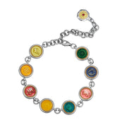 Zennava Auspicious Eight Treasures Bracelet Authentic Tibetan Inspired Handcrafted | Sterling Silver | Auspiciousness & Prosperity-Zennava